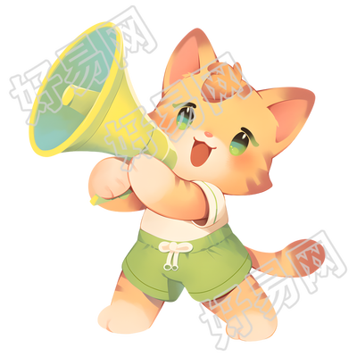猫咪可爱插图
