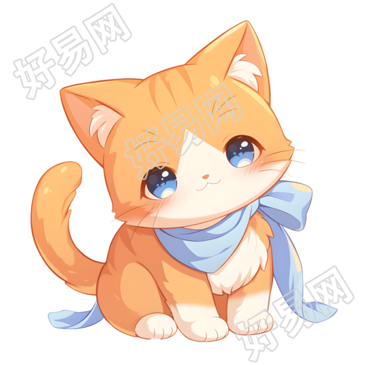 猫咪卡通元素