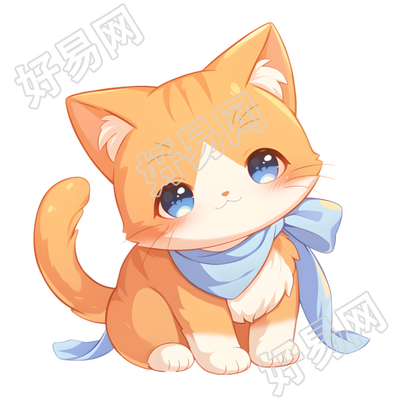 猫咪卡通元素