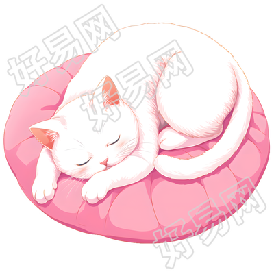 猫咪透明背景插画