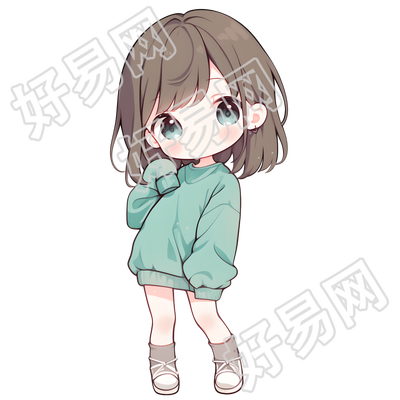 Q版人物插画设计元素