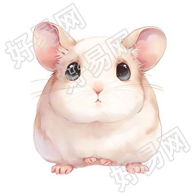 卡通动物仓鼠插图