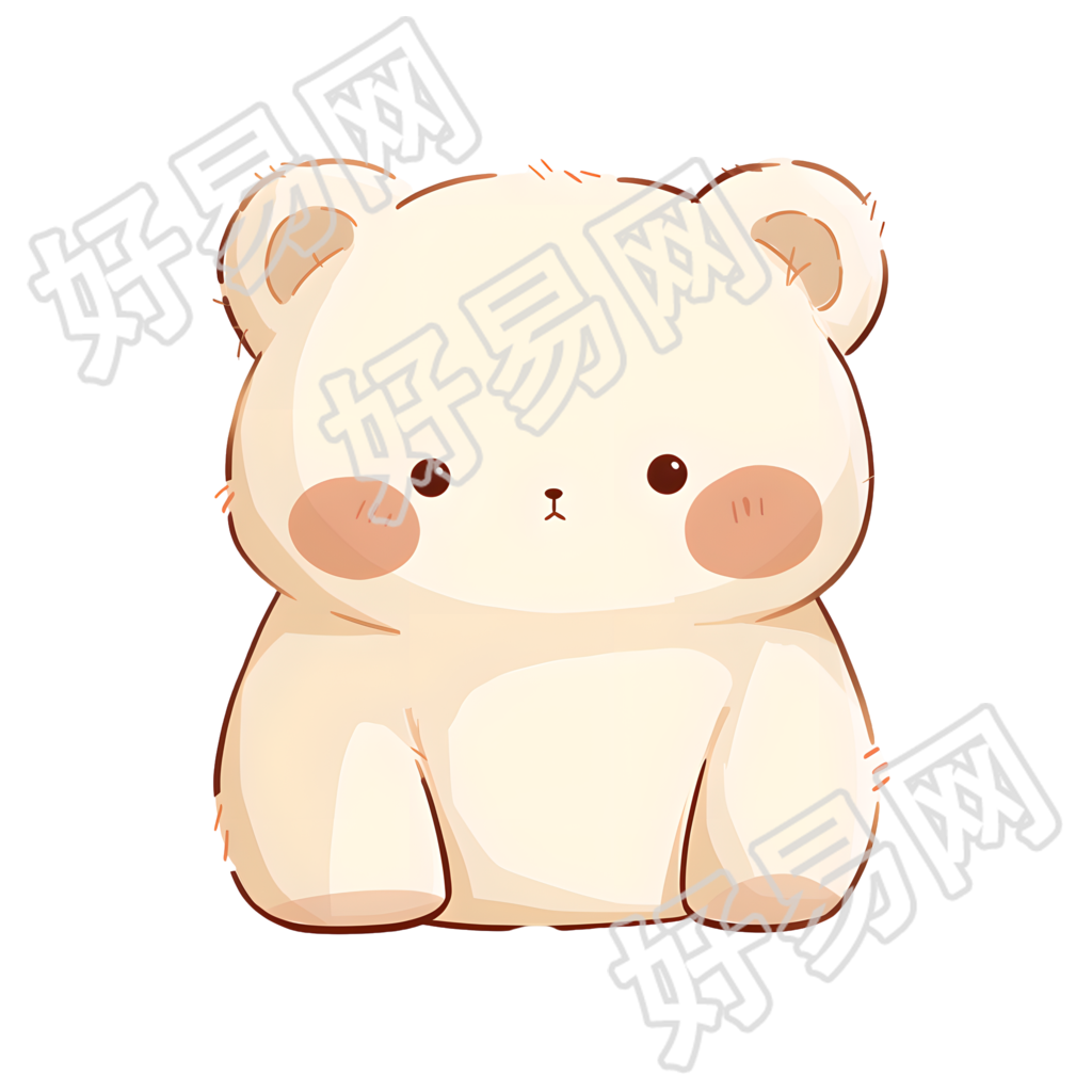 卡通动物北极熊元素