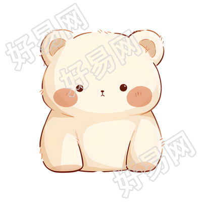 卡通动物北极熊元素
