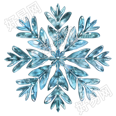 雪花卡通元素