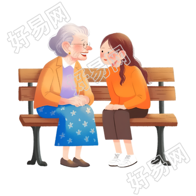 敬老图形素材