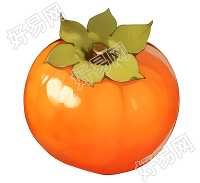 柿子透明背景素材