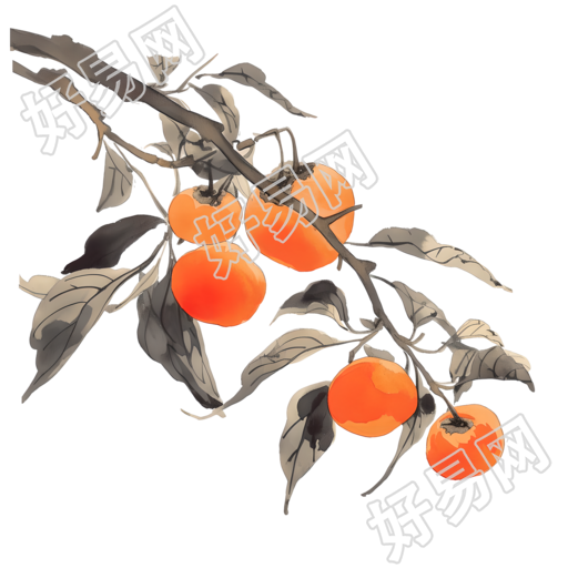 柿子古风素材