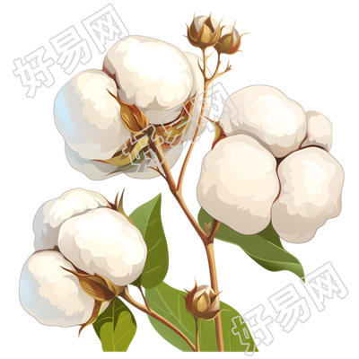 棉花商业设计素材