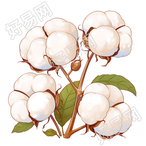 棉花透明背景插图