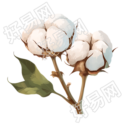 棉花高清创意插图