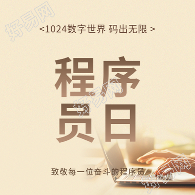 程序员日活动宣传微信公众号次图
