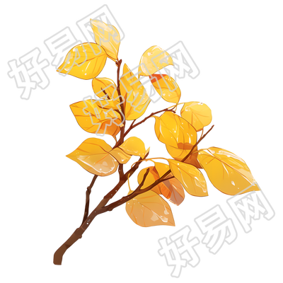 霜降叶子商用素材
