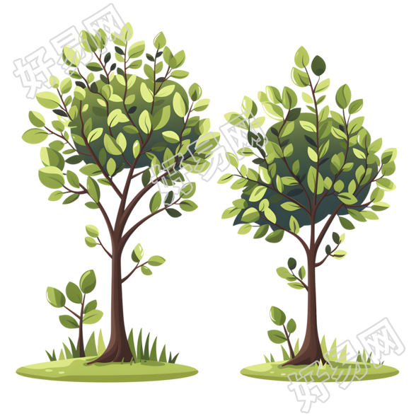 种树创意设计元素