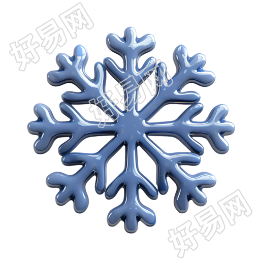 雪花玻璃效果素材