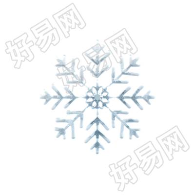 白色雪花元素
