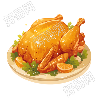 烤火鸡高清质量插图