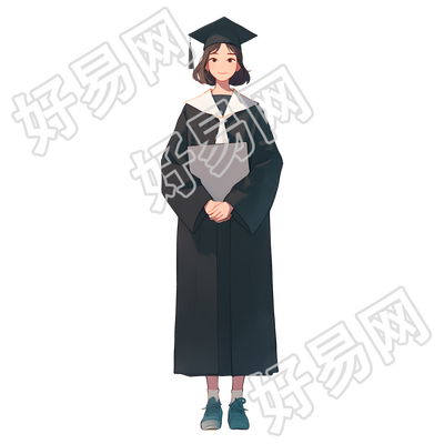 研究生插画设计元素
