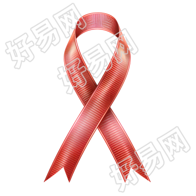 世界艾滋病日红丝带元素