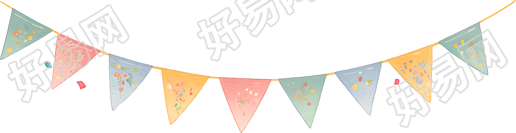 彩旗高清图形素材