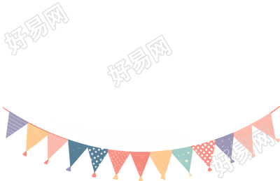 彩旗商业设计插图