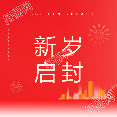2025年蛇年简约烟花微信公众号次图