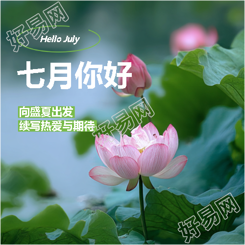 七月你好好运与你同行微信公众号次图