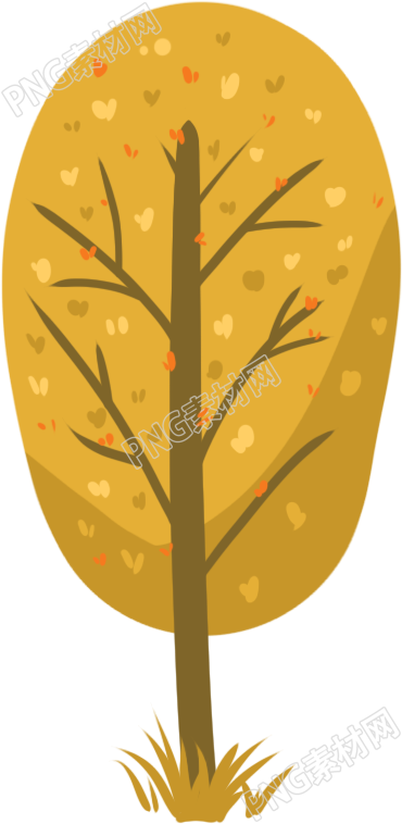 秋季小树