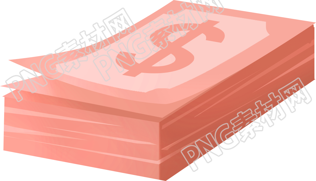 一沓金钱素材