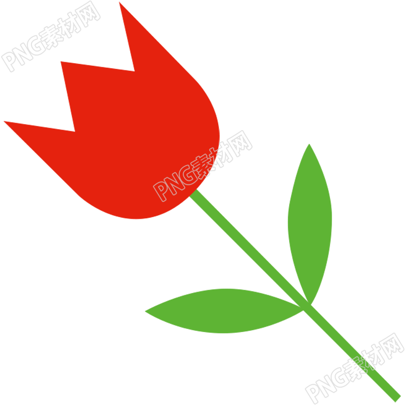 红色花朵素材