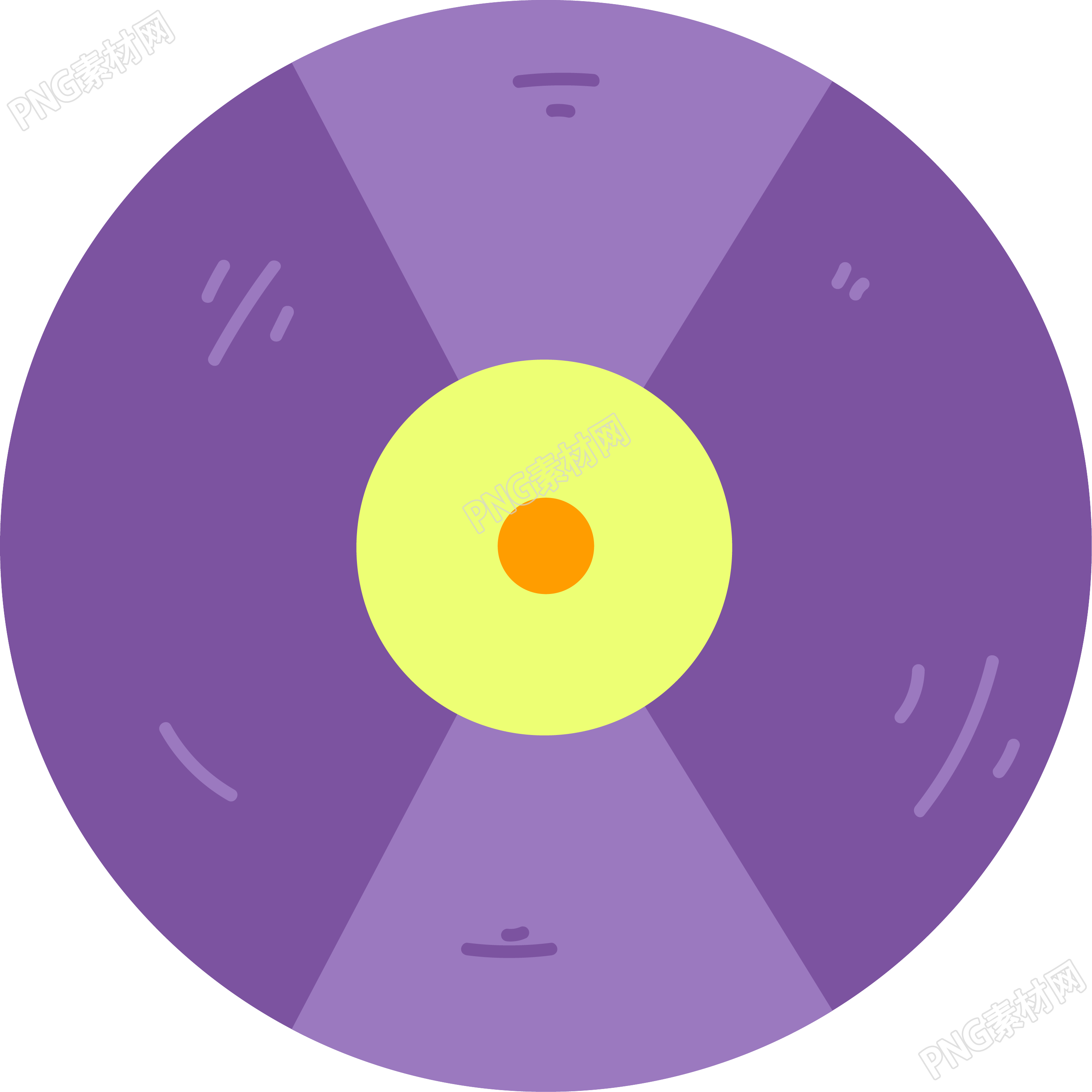 紫色光盘