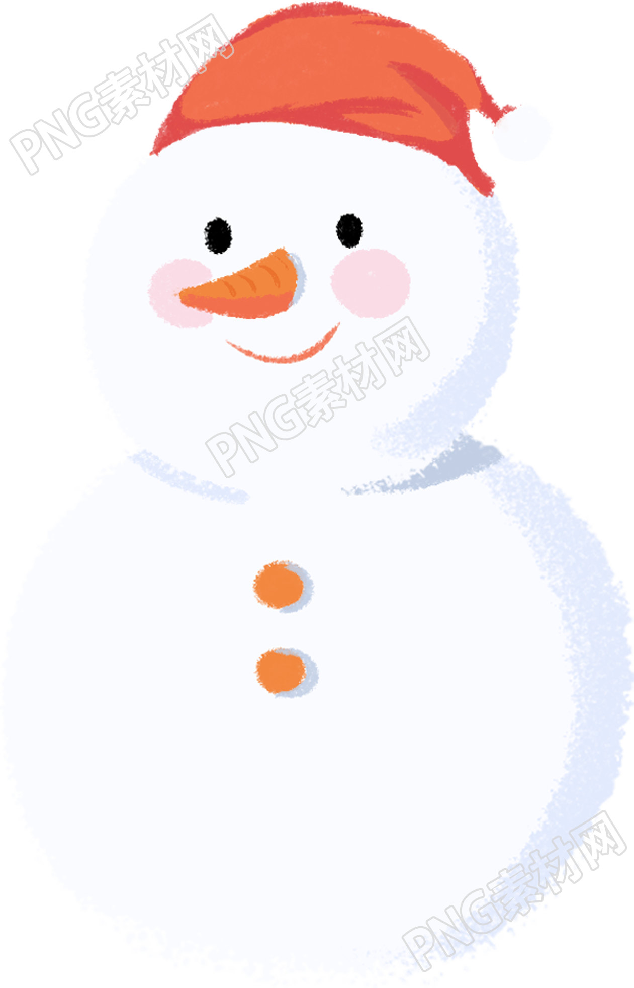 冬季雪人素材