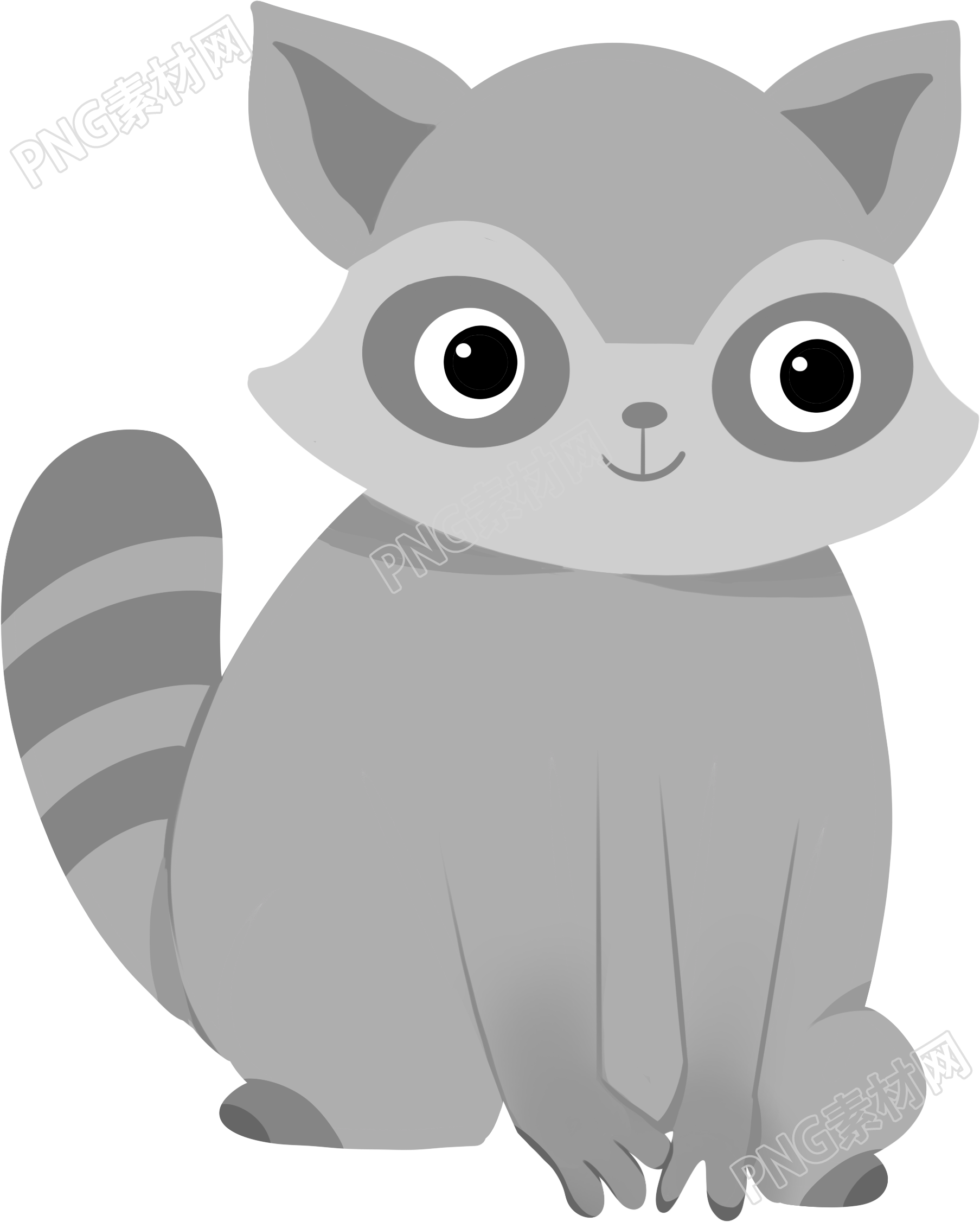 卡通小熊猫素材