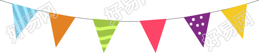 彩色旗子