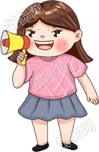 小女孩/喇叭