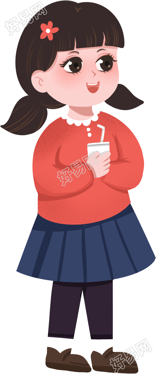 双马尾小女孩
