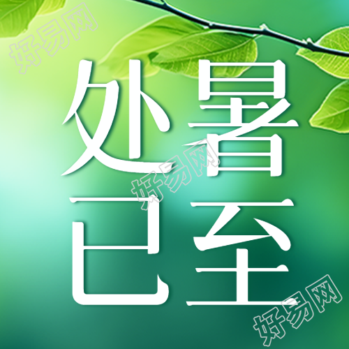 处暑已至清风拂面心情舒畅微信公众号次图
