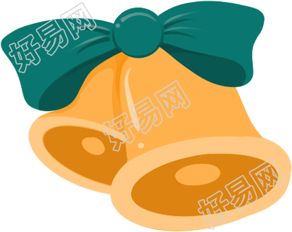 绿色蝴蝶结铃铛