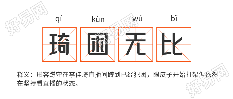 琦困无比电商网络热词释义首图