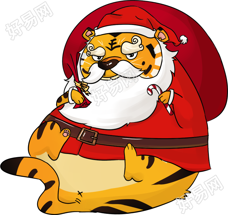 圣诞老人老虎