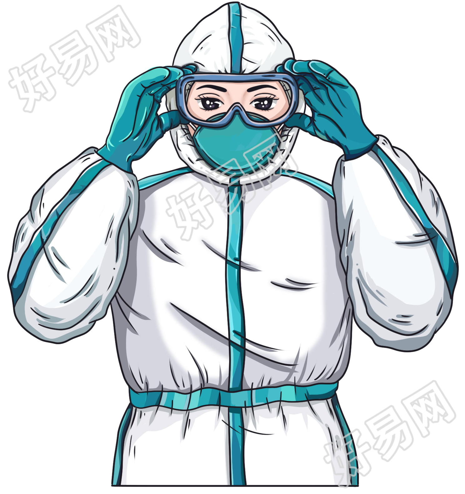 防护服医生