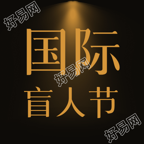 国际盲人节黑暗世界的一束光微信公众号次图