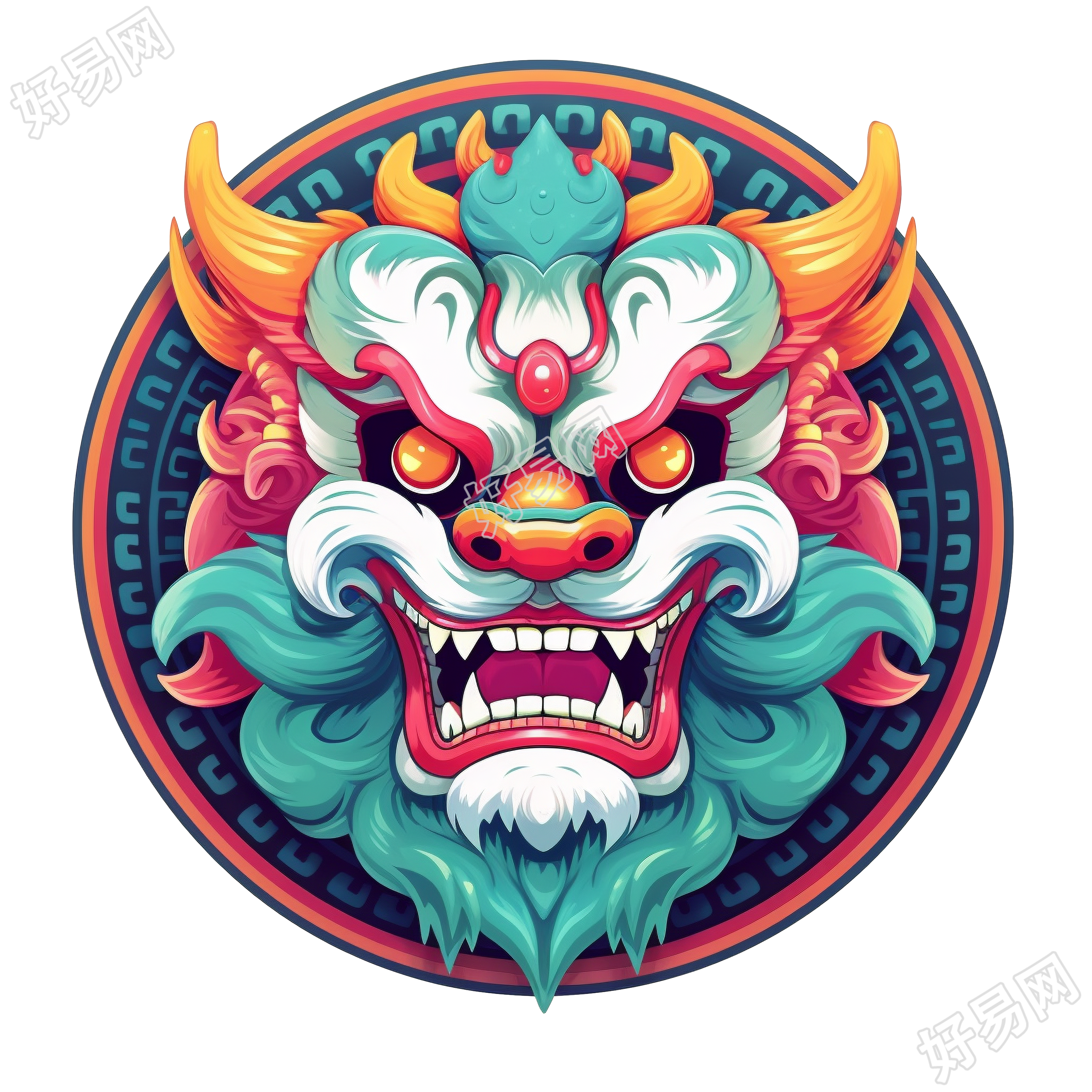 中国龙设计PNG图形素材