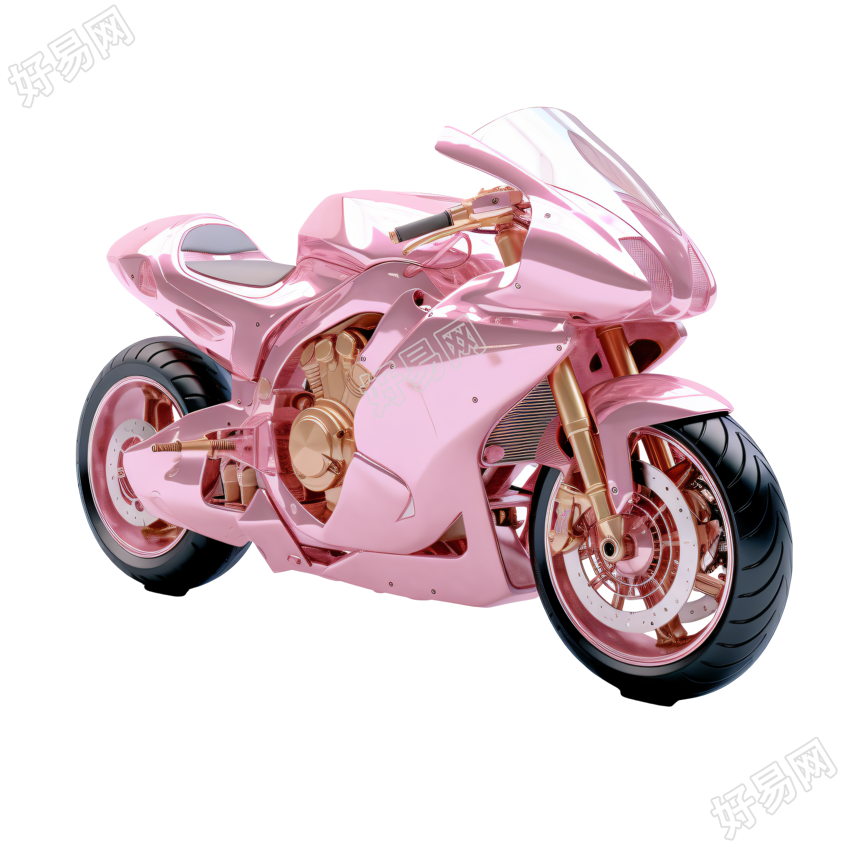 摩托车玩具创意设计元素PNG