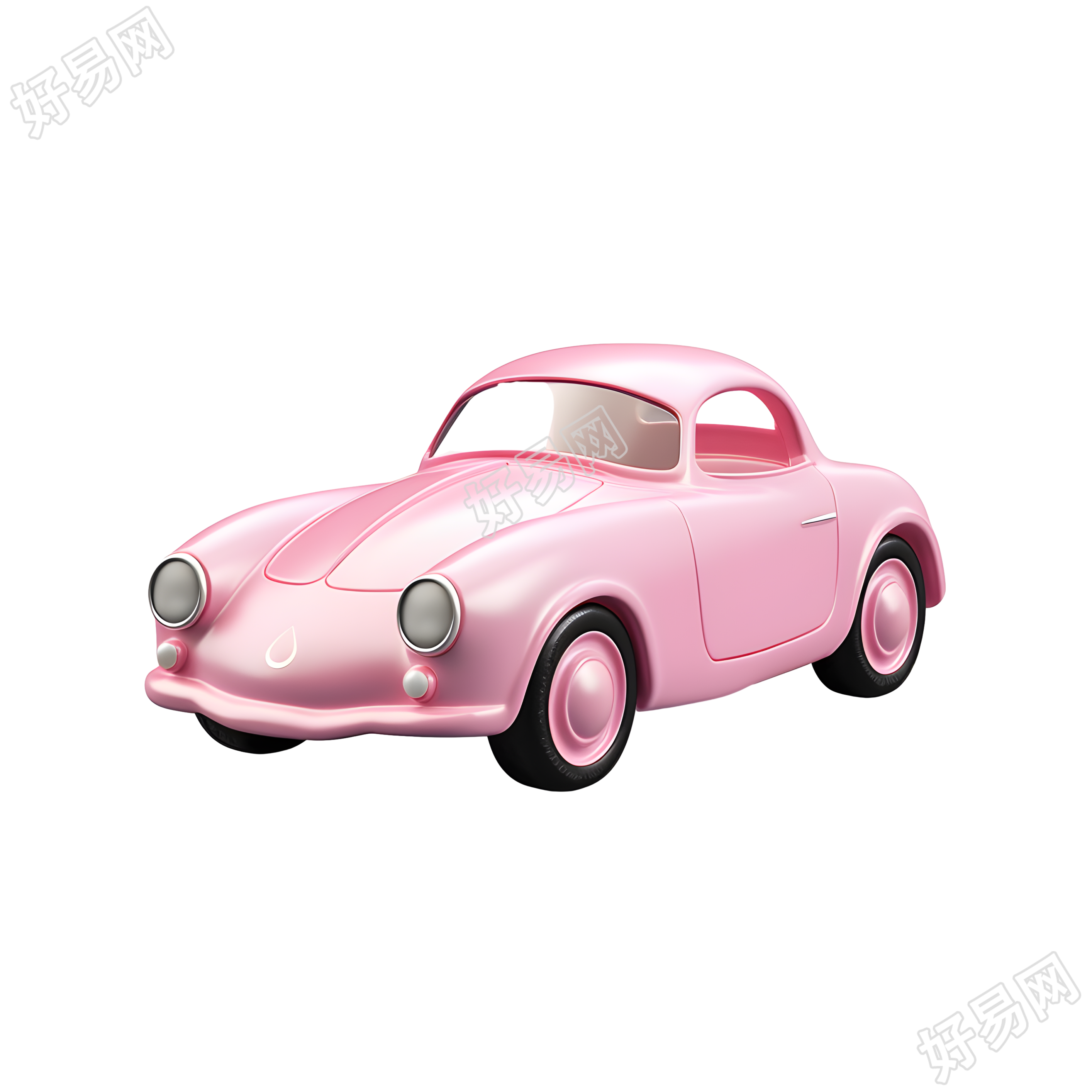 高清玩具小汽车3D图标素材