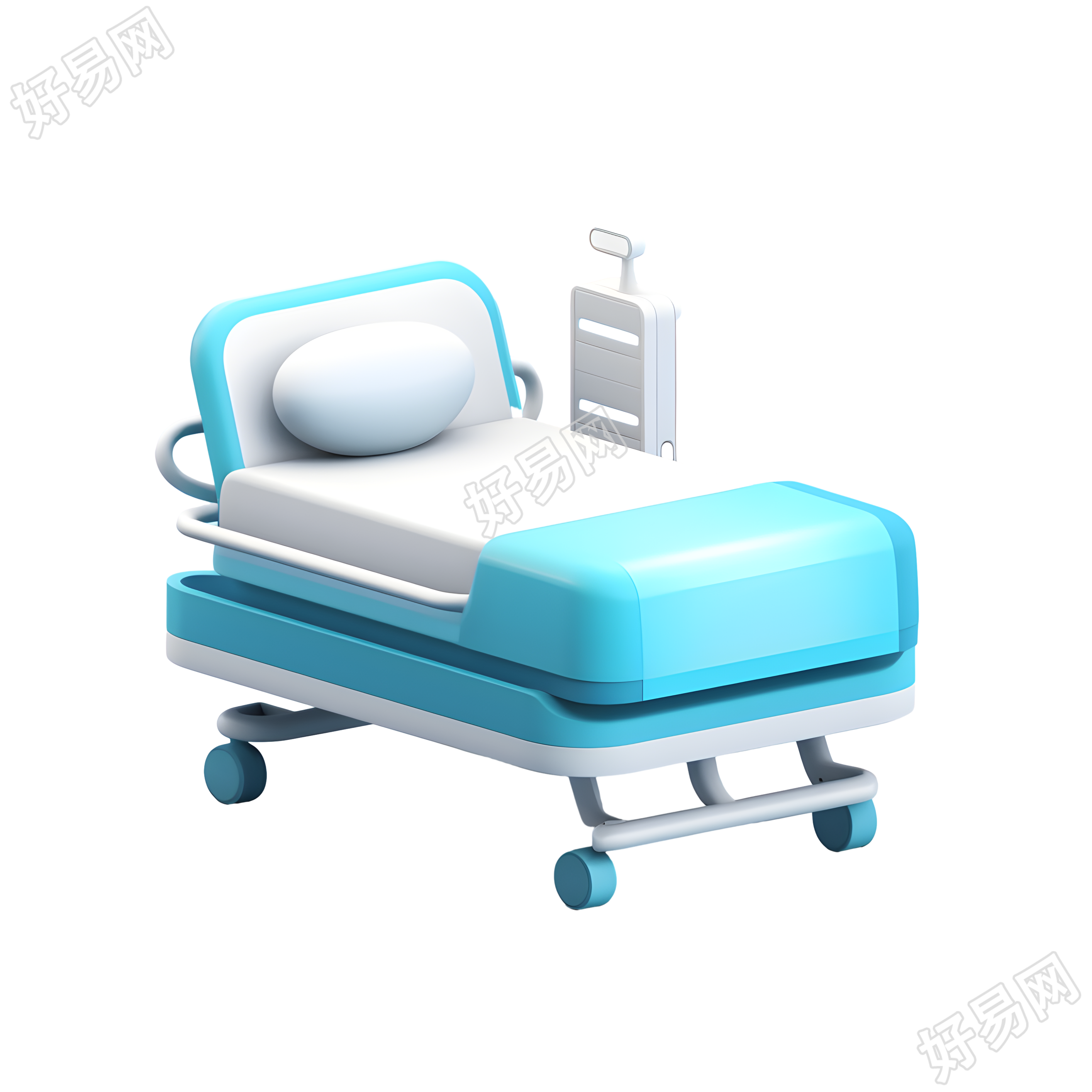 医学住院部病床图标设计素材