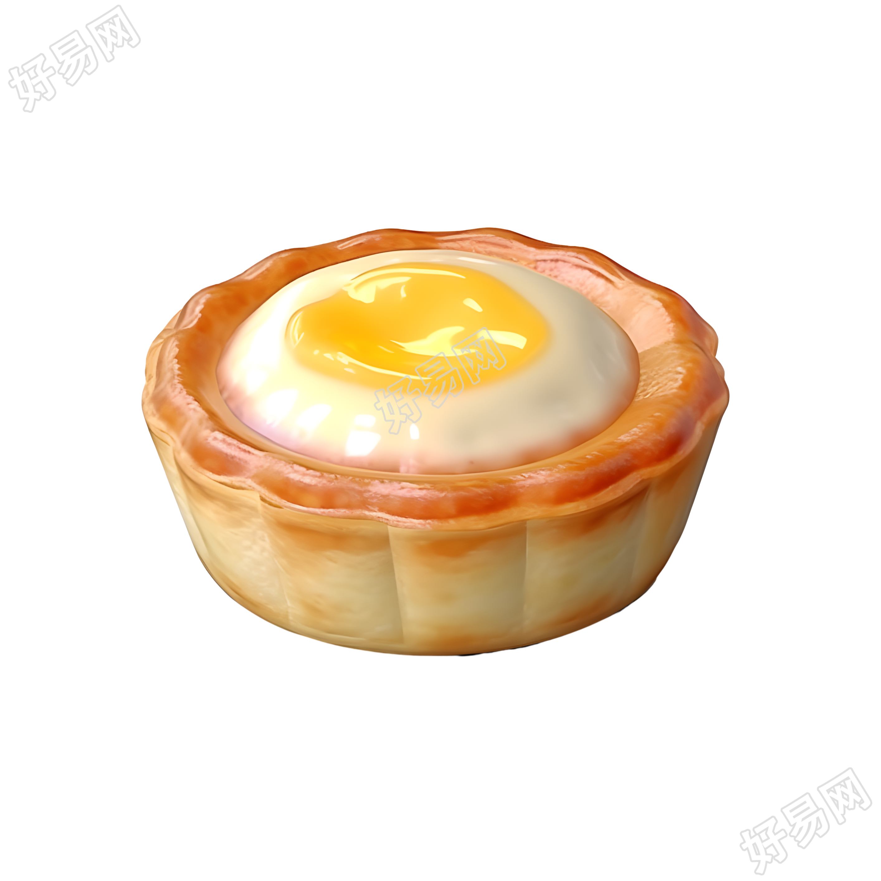 3D立体卡通蛋糕商用图标素材