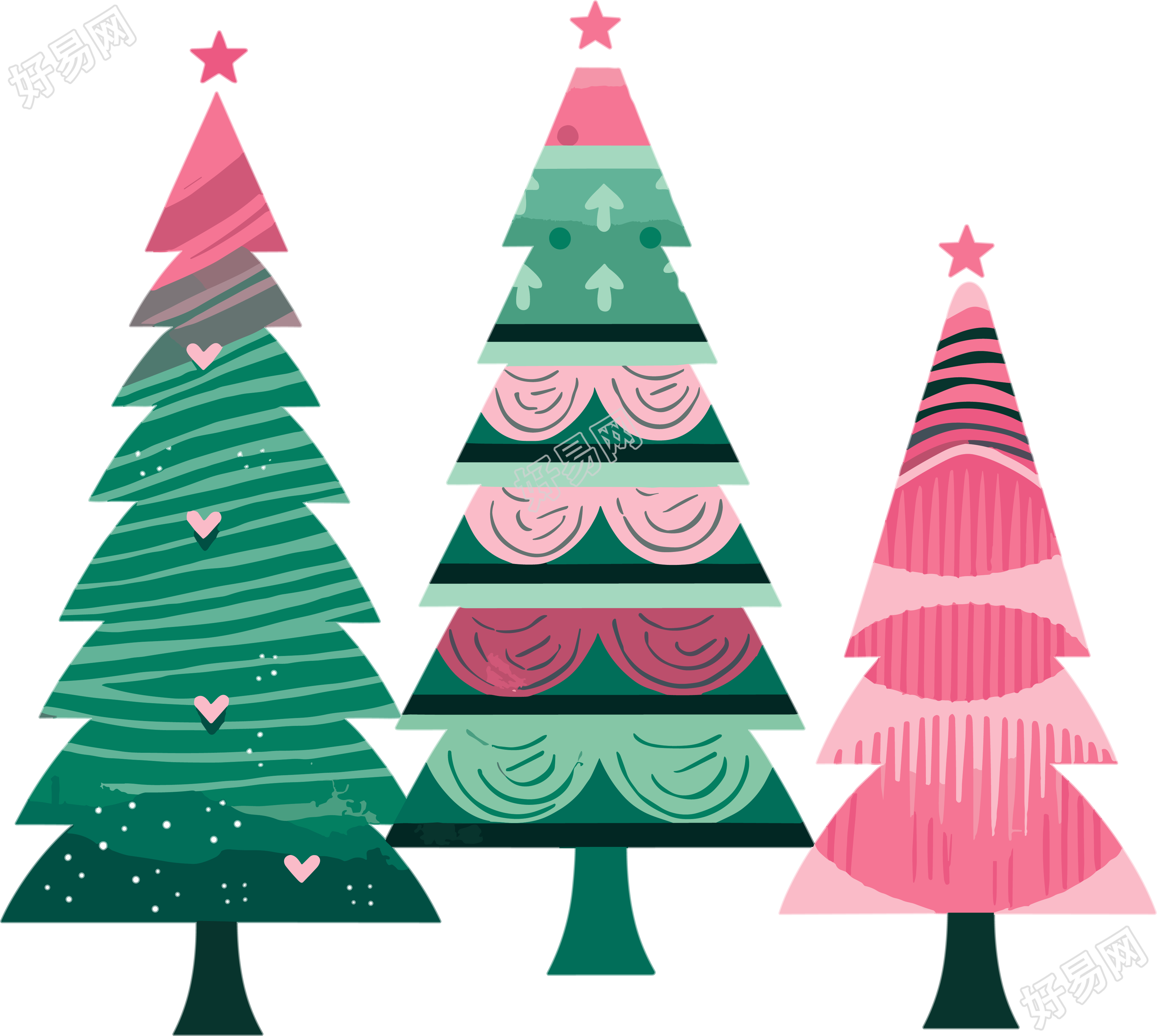 圣诞树PNG图形素材