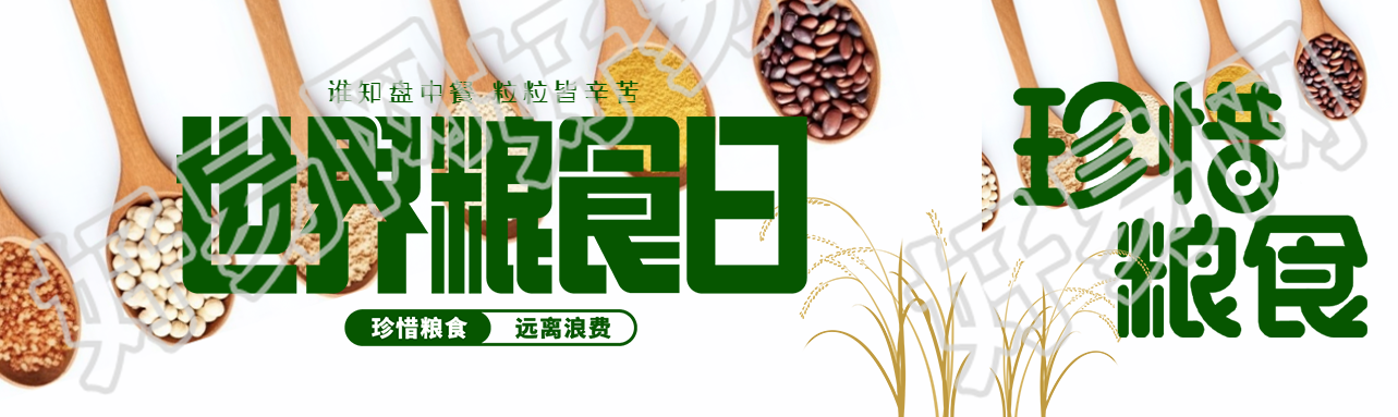 五谷杂粮实景粮食日远离浪费公众号封面图