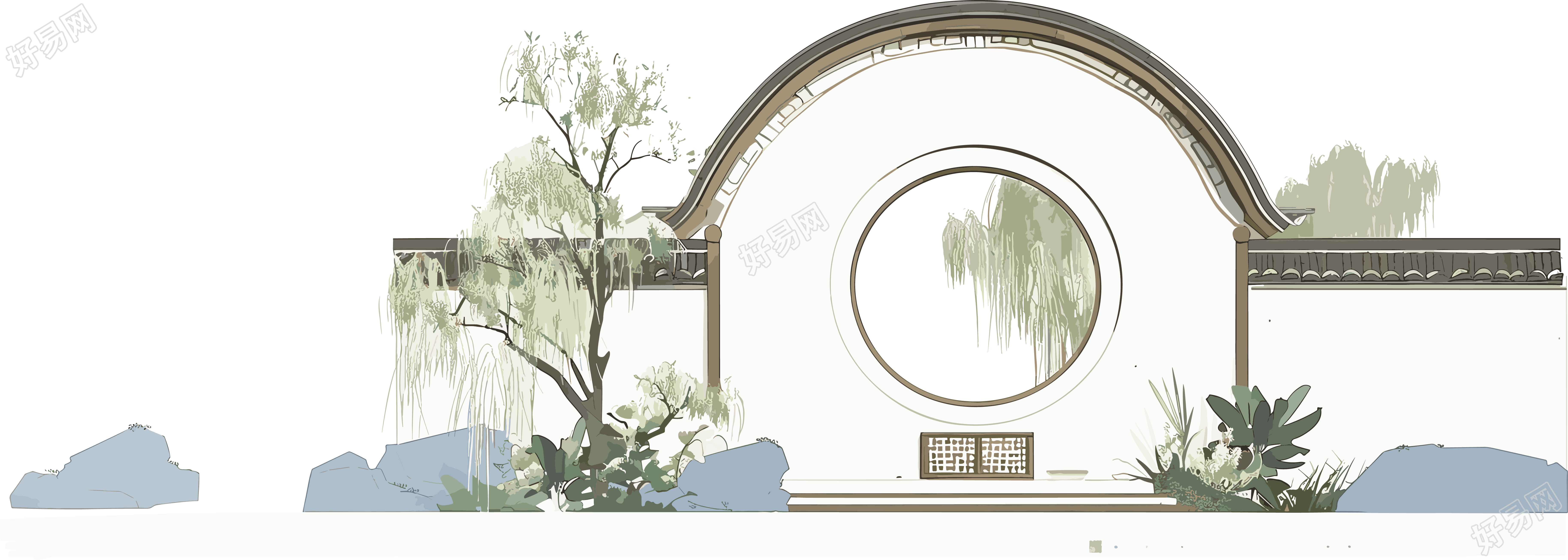 国风建筑创意设计元素
